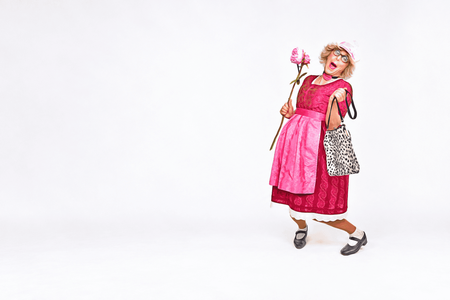 Foto Frau Wäber Studio weißer Hintergrund